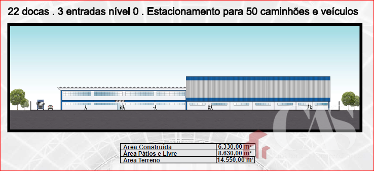 Depósito-Galpão-Armazém para alugar, 6330m² - Foto 2